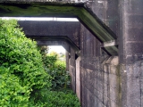 Rail overbridge, arch and wall detail. 2005.