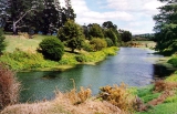 Standing on the Waihi end abutment of Black Bridge. 2000